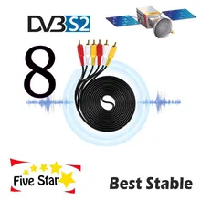 8 Lineas Poland Cable Suitable for Spain Germany Receptor cline Enigma 2 DVB S2 Satellite Receiver 4K