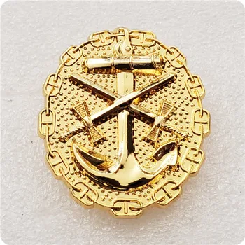 

WWII German Naval Wound Badge Real gold plating COPY