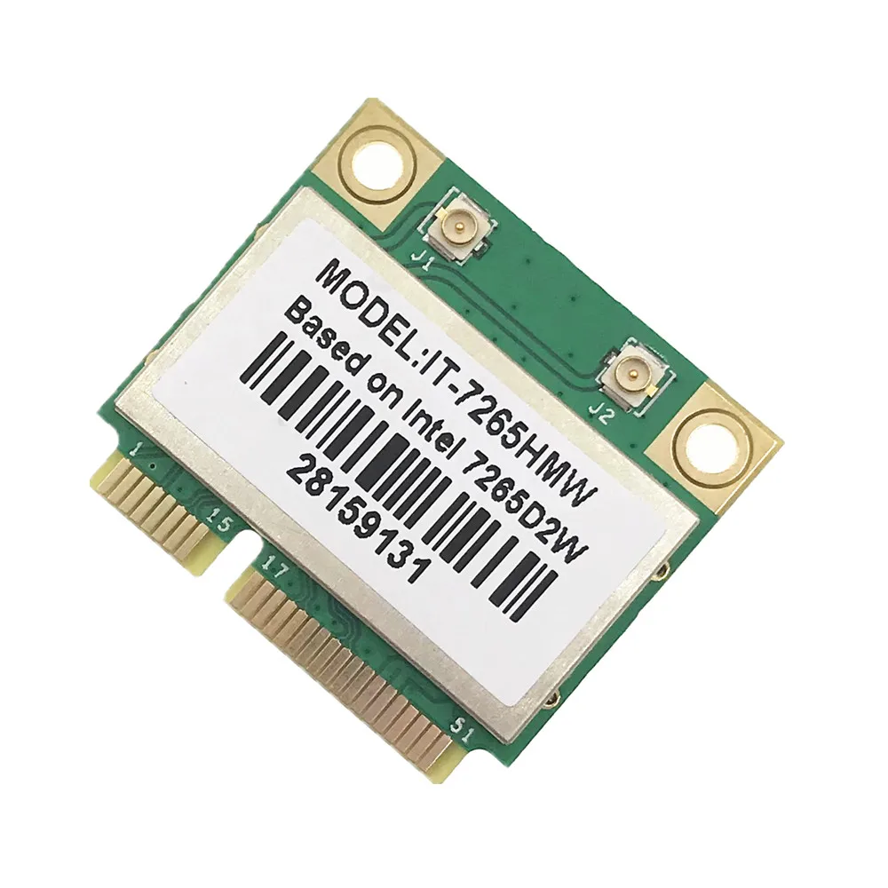 Новая Двухдиапазонная Беспроводная плата AC 8265 7265 Intel IT 7265HMW 8265D2W 7265D2W 2 4G/5Ghz 802.11ac 867