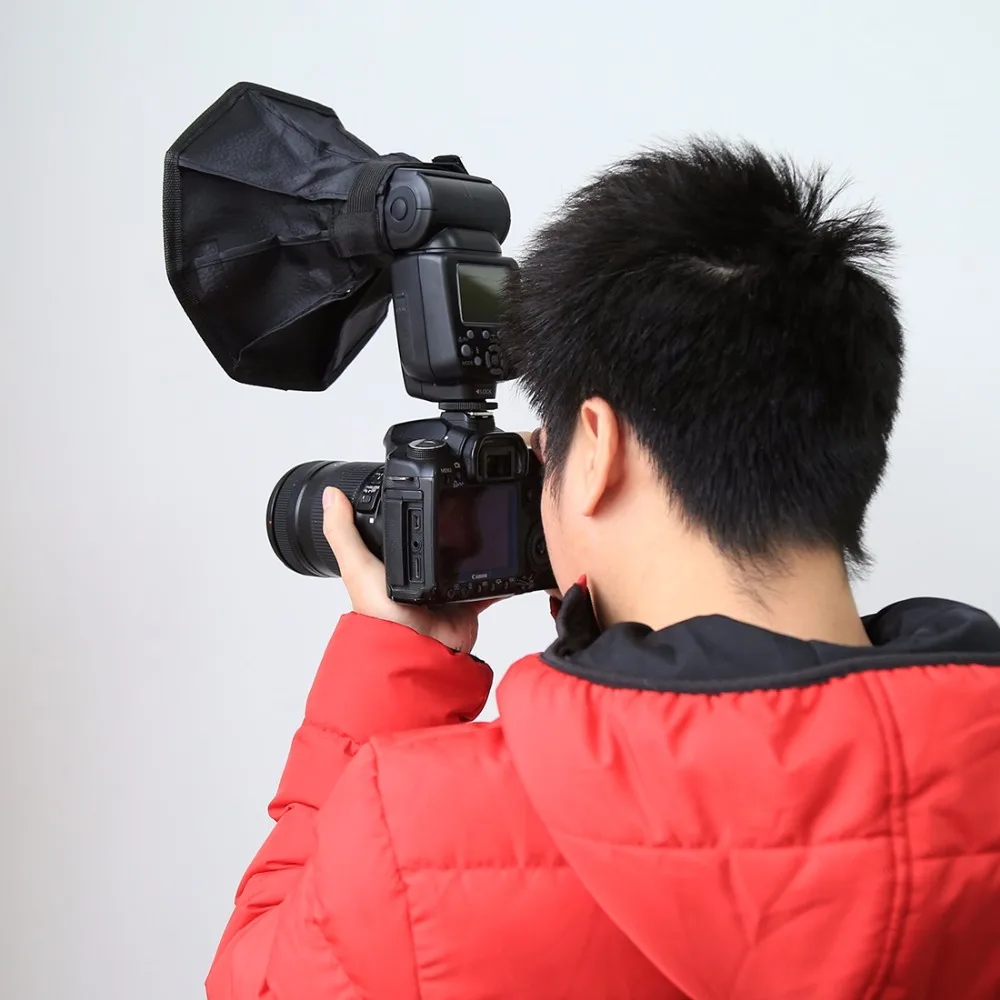 Universal Foldable Flash Diffuser Softbox For Canon Nikon Sony Camera