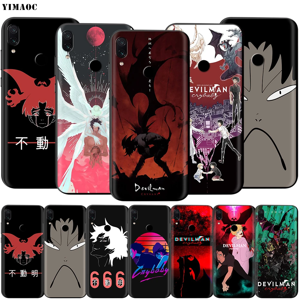 Чехол Devilman Crybaby для Xiaomi Redmi Note 4 4x 4a 5 5a 6 8 8A MI 9 9s 10 8T K30 Pro Max Lite Plus | Мобильные телефоны и