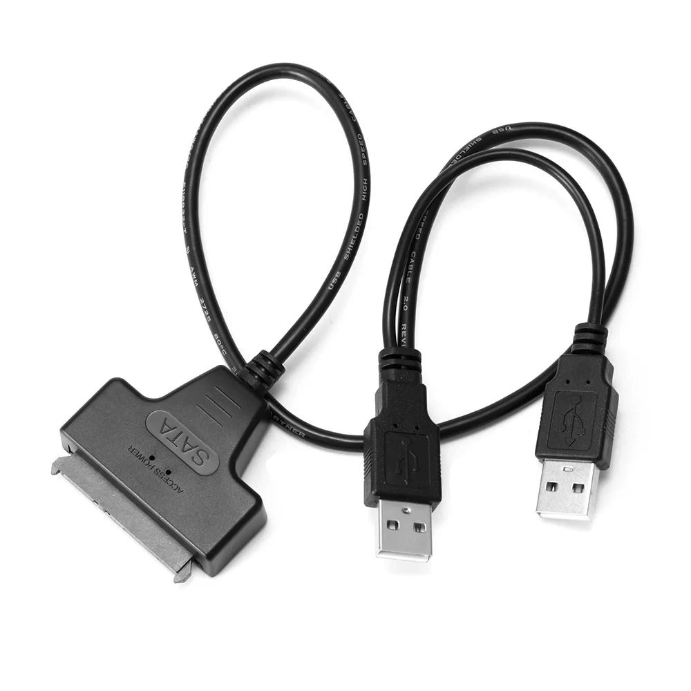 Адаптер конвертер кабель аксессуары для ноутбуков Sata разъем USB 2,0 к USB 3,0 SATA 15+ 7 контактный разъем гаджеты USB жесткий диск 2,5