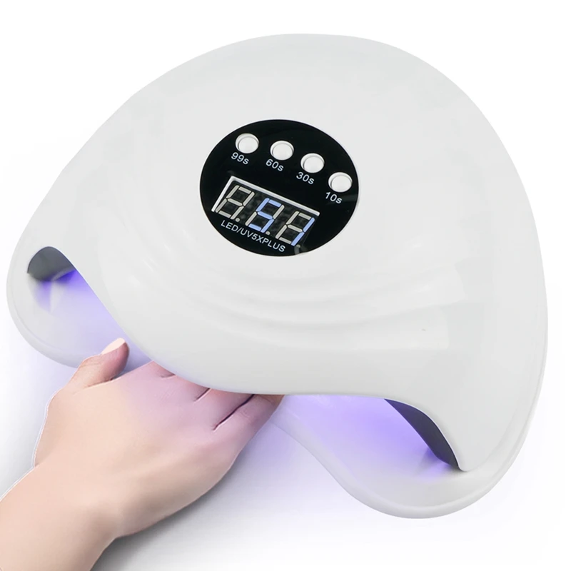 80W УФ-лампы для ногтей, СИД лампа для маникюра с ЖК-дисплеем Дисплей сушки всех видов Гель-лак для ногтей 10/30/60/90S инфракрасный Сенсор 36 светодиодов Usb кабель