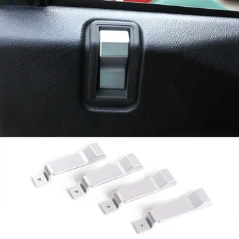 

For Land Rover Defender 90 110 130 2004-2018 Aluminum Car Internal door latch handle decoration cover Defender Auto Accessories