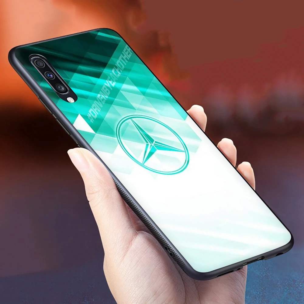 B7 Mercedes логотип мягкий силиконовый чехол для телефона для samsung Galaxy A3 A5 A6 плюс A7 A8 A9 J4 J6 J7 Duo J8 - Цвет: B7
