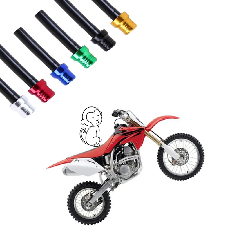 

6 Colors 2.8 Gas Fuel Cap Petrol Valve Vent One-way Breather Black Hose Tube For ATV PIT Dirt Bike Universal