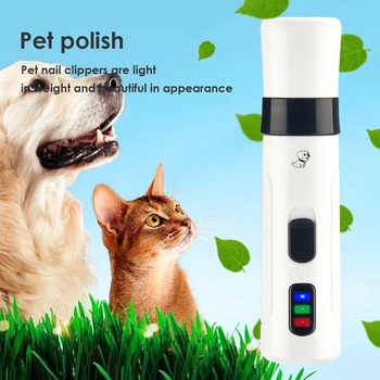 

Pro Nails Grinder Dog Pet Electric Paws Clippers Nail Cutter Grooming Trimmer for Household Animal Dogs Decoration