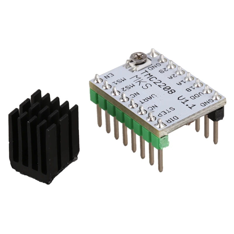 Makerbase части 3d принтера StepStick MKS TMC2208 Драйвер шагового двигателя ультра-тихий шаговый контроллер трубка встроенный драйвер Curr