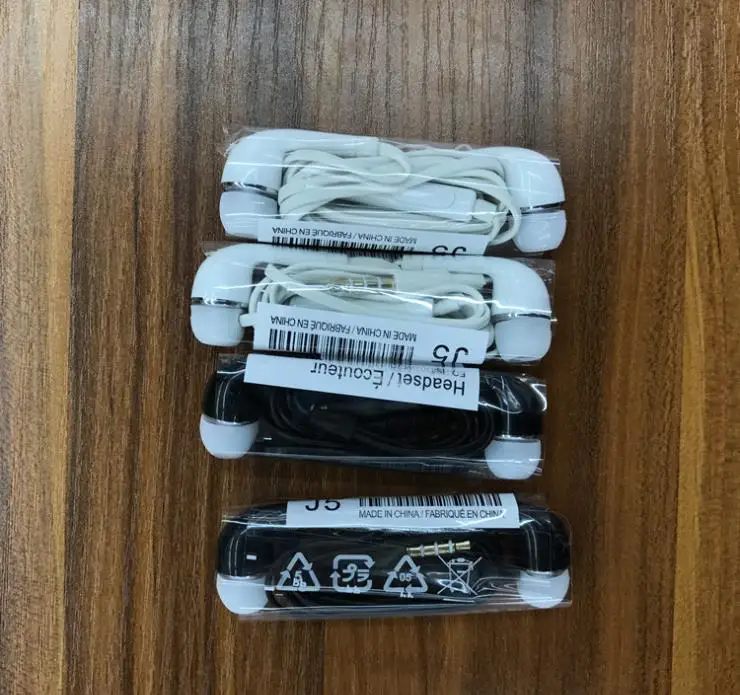 

10pcs/lot A+++ J5 Headsets In-ear Earphones Headsets Hands-free with Mic For Samsung HTC Xiaomi Phones Earbuds