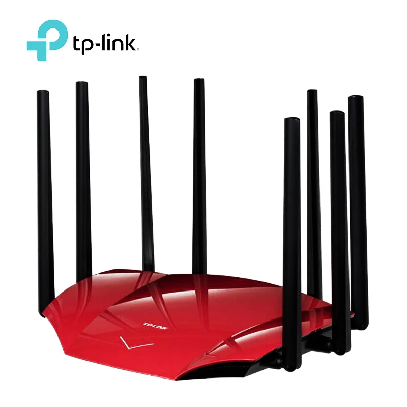 Red Tp link WDR8690 гигабитный маршрутизатор AC2600 игровой беспроводной маршрутизатор 10/100/1000 Мбит/с wifi роутер 4*4 MU-MIMO двухчастотный 2,4G+ 5G cv6 - Цвет: Red