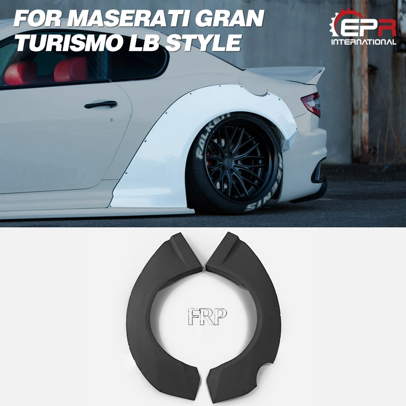 FRP зад отделка крыла для Maserati Gran Turismo LB стиль стекло волокно заднее крыло комплект расширителей колесных арок тюнинг для Gran Turismo Racing