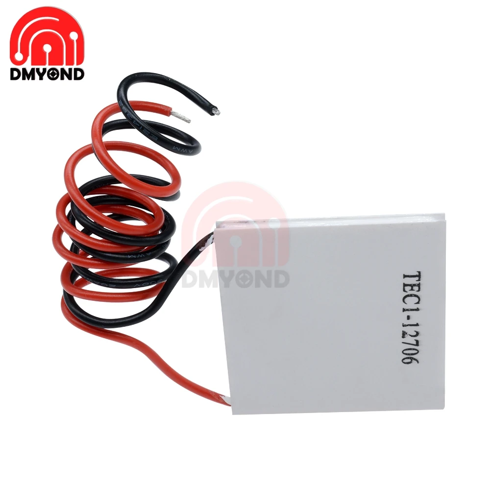 12 V TEC1-12709 100 W Hoge Temperatuur Verschil Thermo-elektrische Koeler Peltier Plaat 40mm X 40mm Heatsink Solid State Trillingsvrij Ruisvrij