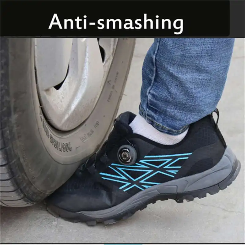 Atrego/защитная обувь со стальным носком обувь для страховки труда Нескользящая рабочая обувь кроссовки с защитой от проколов дышащая обувь