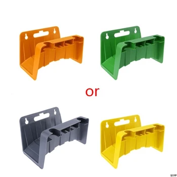 

Wall Mounted Garden Hose Pipe Hanger Holder Storage Bracket Shed Fence Cable