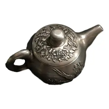 

LaoJunLu Cupronickel Silver-Plated Bridal Pot Imitation antique bronze masterpiece collection of solitary Chinese traditional