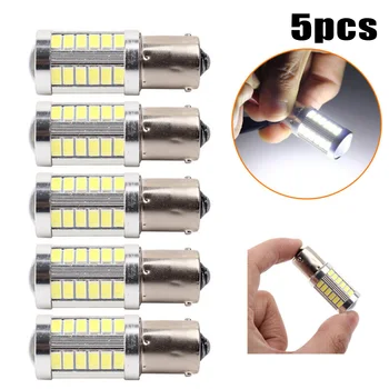 

Lamps LED Lights Set Backup Reverse Bulb For BA15S P21W 1156 33-SMD 5630 5730 1.8*5.1cm Aluminum 12V DC Car Light