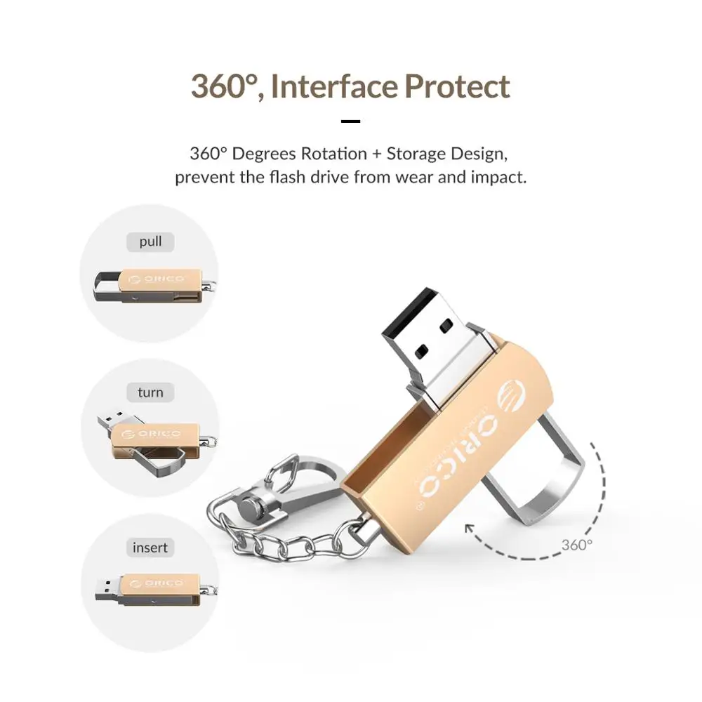 Оригинальный USB флеш накопитель ORICO 64 ГБ 32 16 u диск 2 0 Диск 0|USB флэш-накопители| |