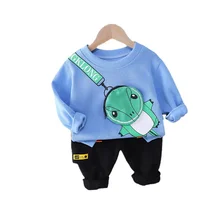 Vêtements de printemps pour bébés filles, ensemble de 2 pièces, T Shirt et pantalon de dessin animé, vêtements d'automne décontractés, survêtement pour enfants, nouvelle collection