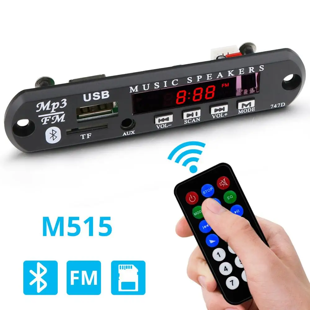 MP3 плеер Bluetooth декодер доска беспроводной MP3 модуль 12 в аудио ...