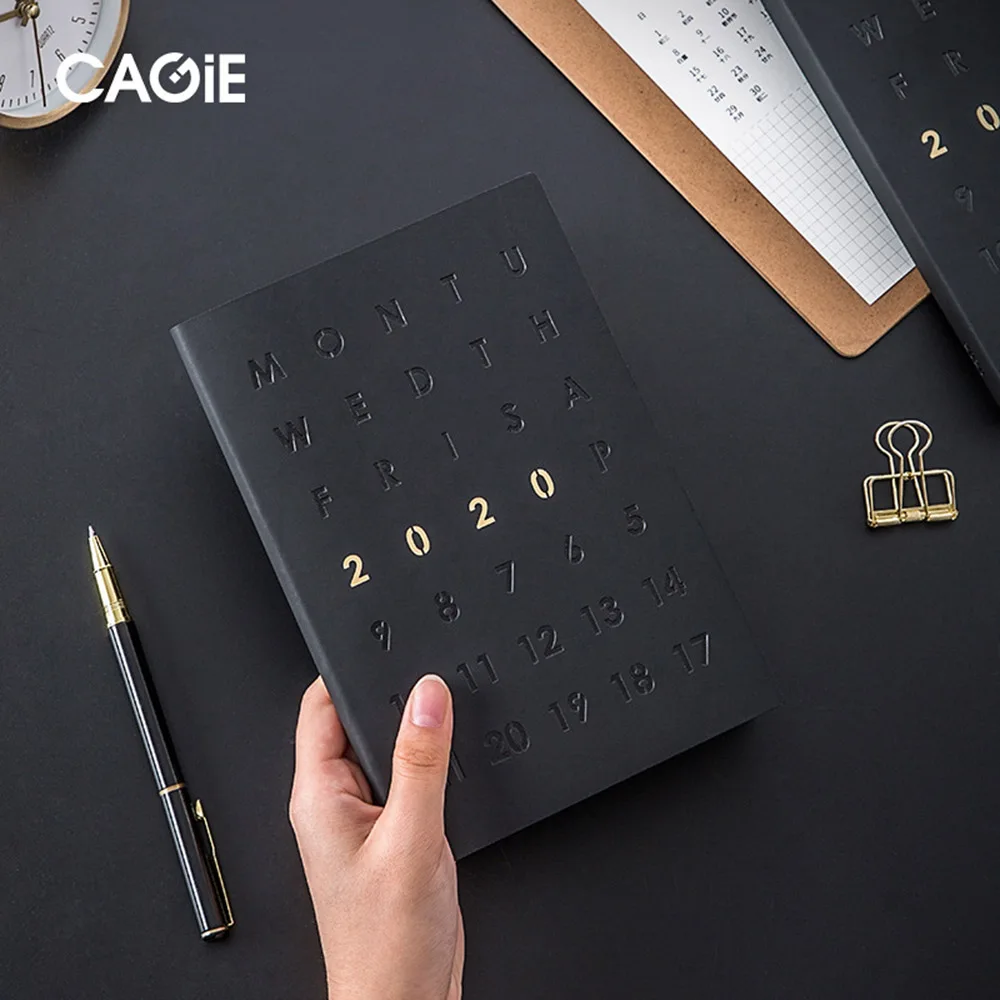 

Agenda 2020 Planner A5 Diary Organizer Notebook and Journals Weekly Monthly Note Book Mini Business Travel Notepad with Pen Gift