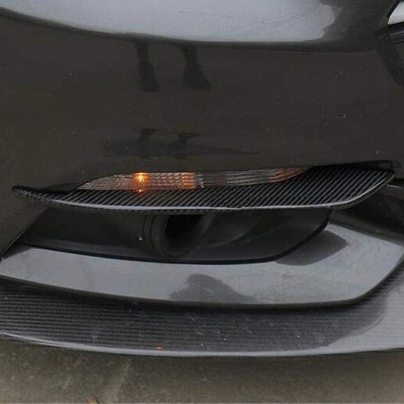 Углеродное волокно туман светильник Canard Газа отделка Подходит для Ford Mustang Gt S550 2015