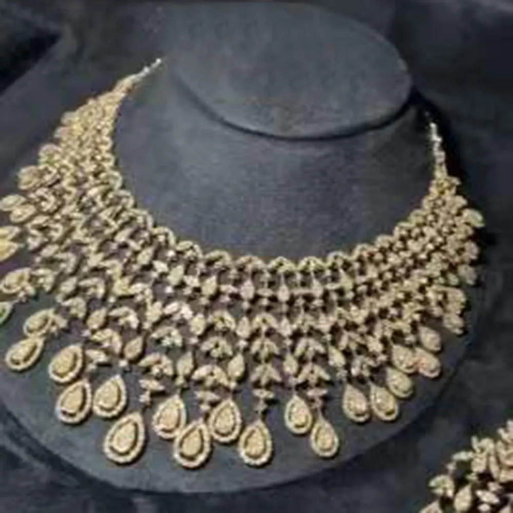 Godki Famous Brand Uae Luxury Saudi Arabic Jewelry Set For Women