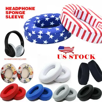 

2Pcs Replacement Ear Pads Cup Cushion for Beats by dr dre 2.0 Studio Wireless US