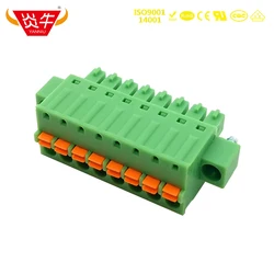 Terminal pcb pug in blocos de terminais, 3.5mm 15edgkdm kf2edgkdm 3.5 2p ~ 12p, 2 stf 3, 5 1,5, fênix, contato yanyu