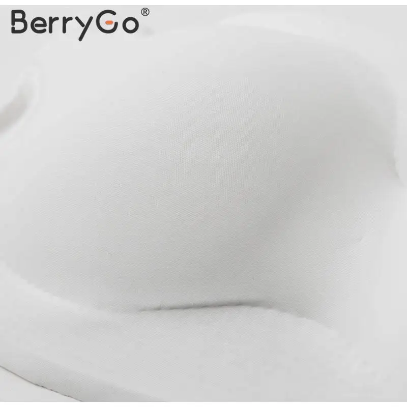 BerryGo, без бретелек, летний топ, бюстгальтер, сексуальный, черный, белый, укороченный топ, рубашка, короткое нижнее белье, женское, мягкое, с вырезом, шикарный бюстгальтер с подкладкой