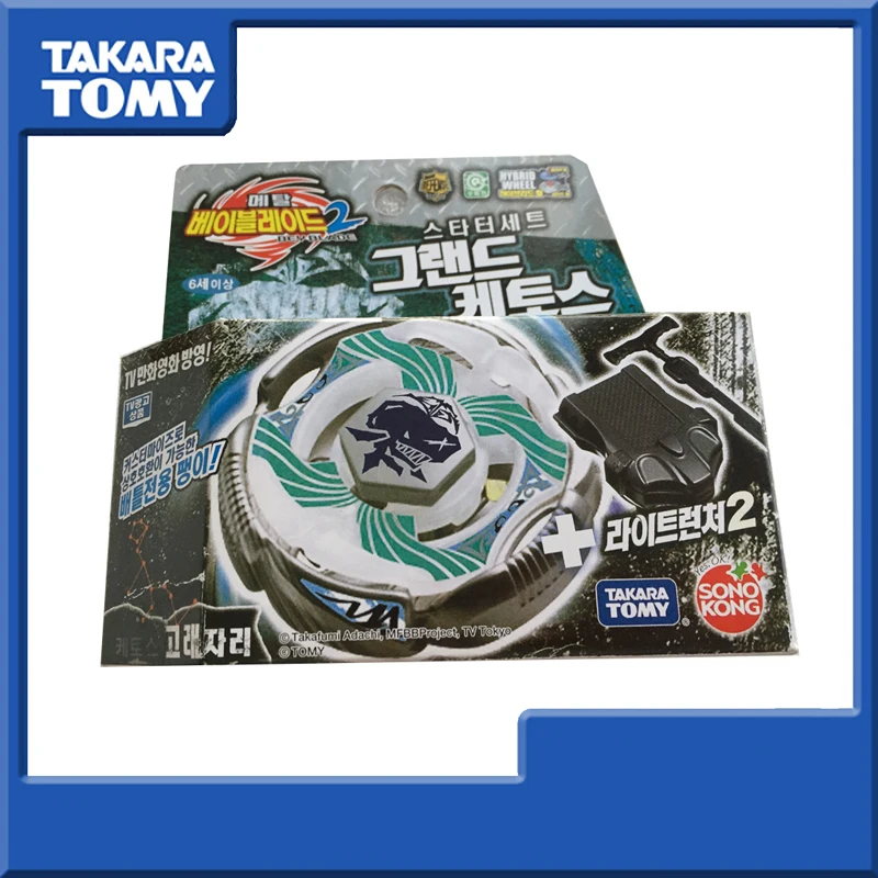 Tomy Beyblade Корейская версия игрушки из сплава в виде металлического спиннинг BB82 2 Grand