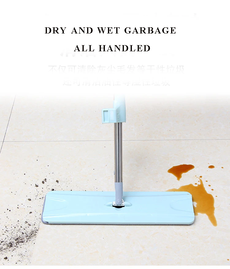 Floor Mop With Spin Free Hand Washing Flat Mop Rag For Lazy Limpieza Hogar Microfiber Pad House Cleaning Kitchen Smart Mop