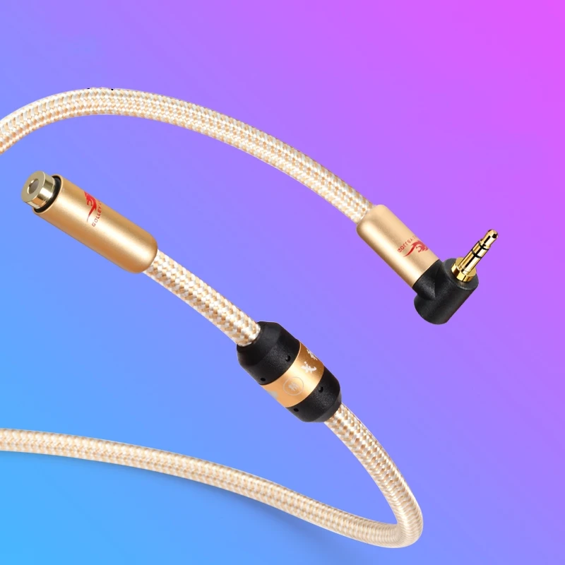 HIFI Mini Jack 3 5mm to 3 5mm Extension Audio Cable Line Stereo for PC Headphone Headphone Car 3 5 Male to Female Shielded Cable