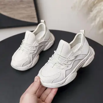 

2020 Hot Desinger Kids Running Shoes Children Outdoor Sneakers Boy Girl Trainer Baby Shoes Sports Toddler Footwear Black Pink