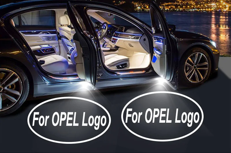 For OPEL Logo door light led 12V