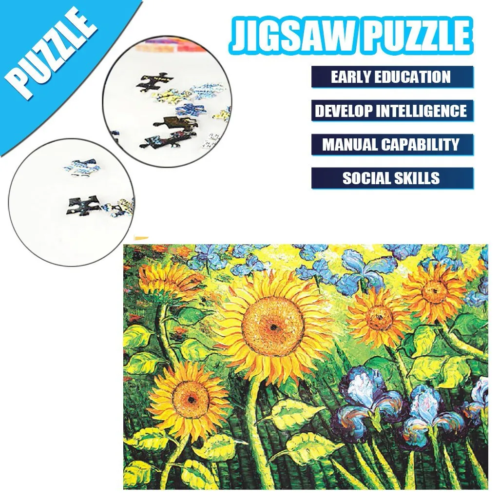 

Adult Children toy paper Puzzle for Children Personalized birthday Gift 1000PC Interesting Landscape Pattern Educational Puzzle