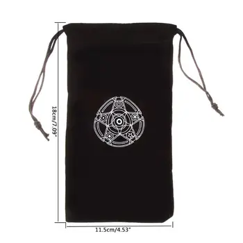 オンライン ベルベットなpentagrams Tarotsカード収納袋おもちゃの宝石ミニ巾着パッケージT8NC