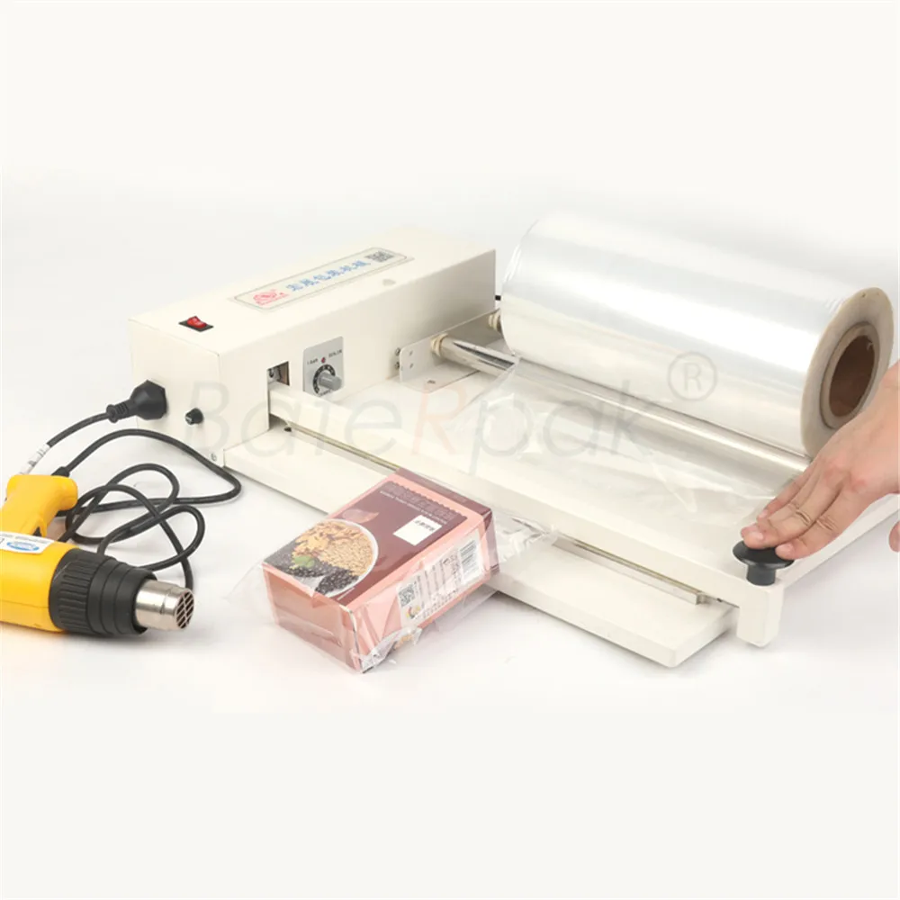 SKA-300 POF film sealing and shrink machine, phone/mobile/cigarette/Cosmetics box packaging machine,220V, POF film buy extra