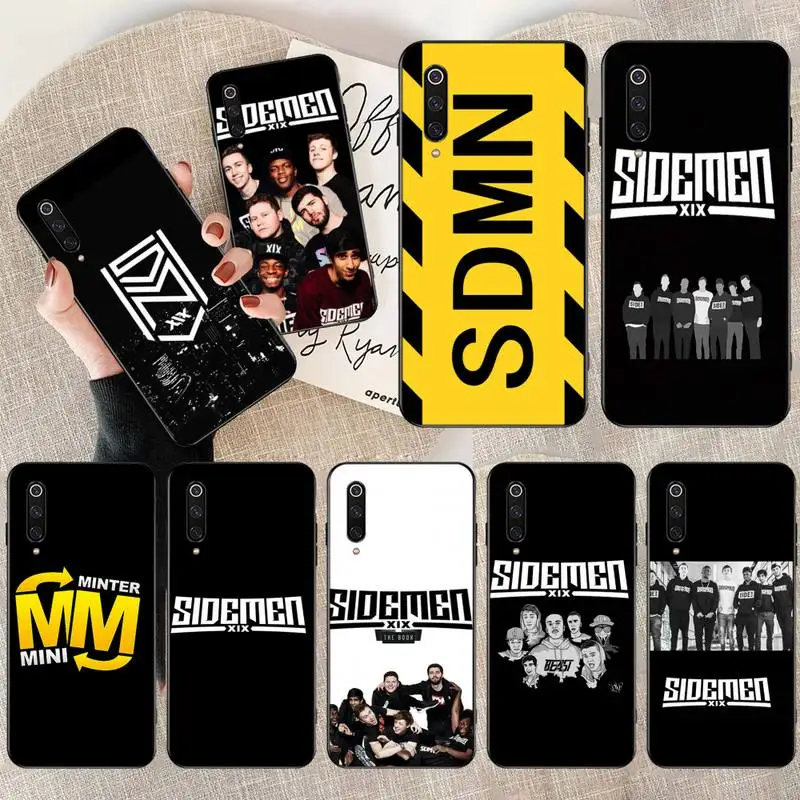 

HPCHCJHM Sidemen logo Custom Photo Soft Phone Case for Xiaomi Mi10 10Pro 10 lite Mi9 9SE 8SE Pocophone F1 Mi8 Lite