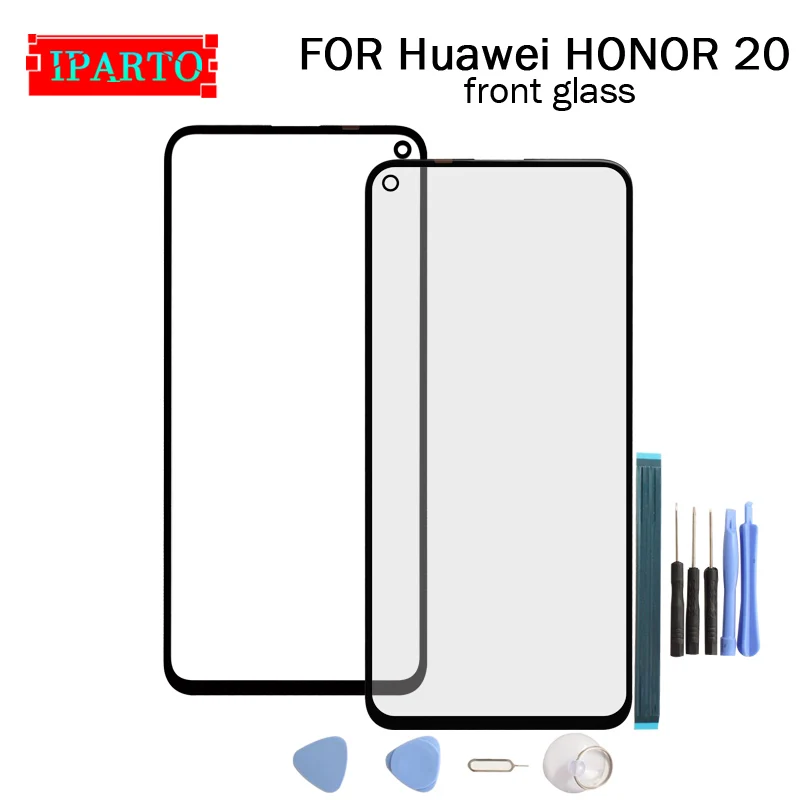 Переднее стекло для Huawei HONOR 20 100% новый сенсорный экран внешнее +