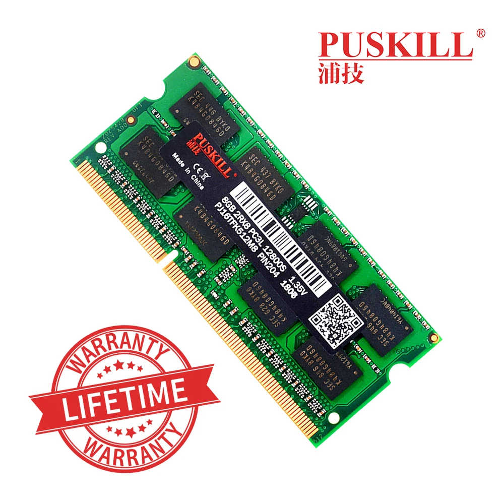Venta al por mayor de la fábrica sodimm DDR3 4 GB 8 GB 16 GB 2 GB 1333 GB 1600 MHZ para portátil memoria ram