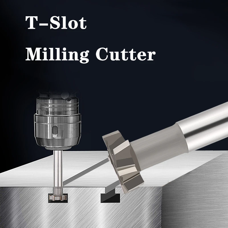 HSS T-Nut-Fräser, Fräser für Metall-Schaftfräser, 10, 12, 16, 20, 30, 32 mm, CNC-T-Nut-Fräser – Detail 5