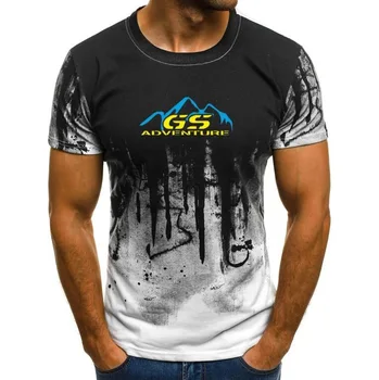 

2019 Brand Summer top for R1200 GS Adventure motorcycles Team T-Shirt Motorsport M Power Print Tee Shirt t-shirt uy