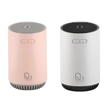 

HOT！-2 Set Mini Air Humidifier Rechargeable Diffuser USB Aroma Essential Oil Diffuser 320ML Battery Humidification Car Air Purif