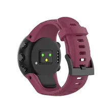 Watch with silicone strap fitness strap for Suunto 5 adjustable strap strap U50D for smart watch