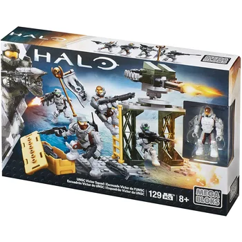 

MEGABLOKS Halo UNSC Victor Squad -129 pcs/pzs -8 years old Children Toys Festival Gift Small building blocks
