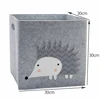Cube Folding Toys Storage Box Kids Toys Organizer Box Felt Cloth Fabric Storage Basket For Cartoon Animal Nursery Toy Bins 6