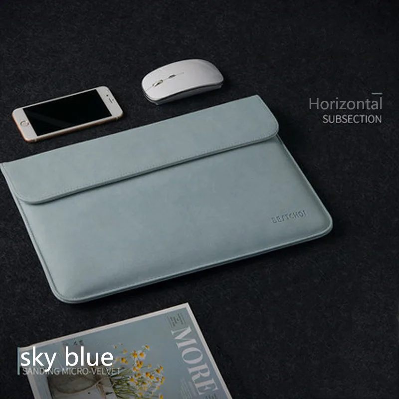 H-Blue single Сумка для ноутбука сумка для microsoft Surface pro 6/7/4/5 чехол для microsoft Surface book 2 ноутбук Водонепроницаемый рукав чехол для Для мужчин/Для женщин - Цвет: H-Blue single