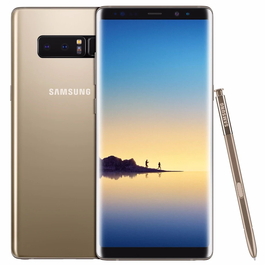 Samsung Galaxy Note8 Note 8 N950U/N950F разблокированный 4G LTE Android телефон Восьмиядерный 6," двойной 12 Мп задняя камера ram 6 ГБ rom 64 ГБ