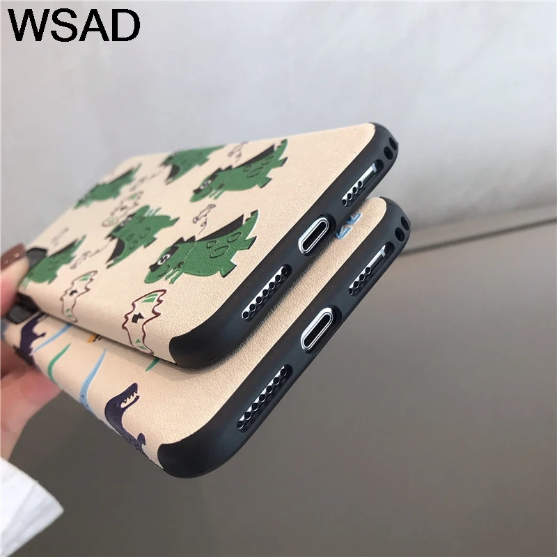 Чехол из ТПУ с рисунком динозавра чехол для iPhone 6 6s 7 8 Plus X XR XS Max