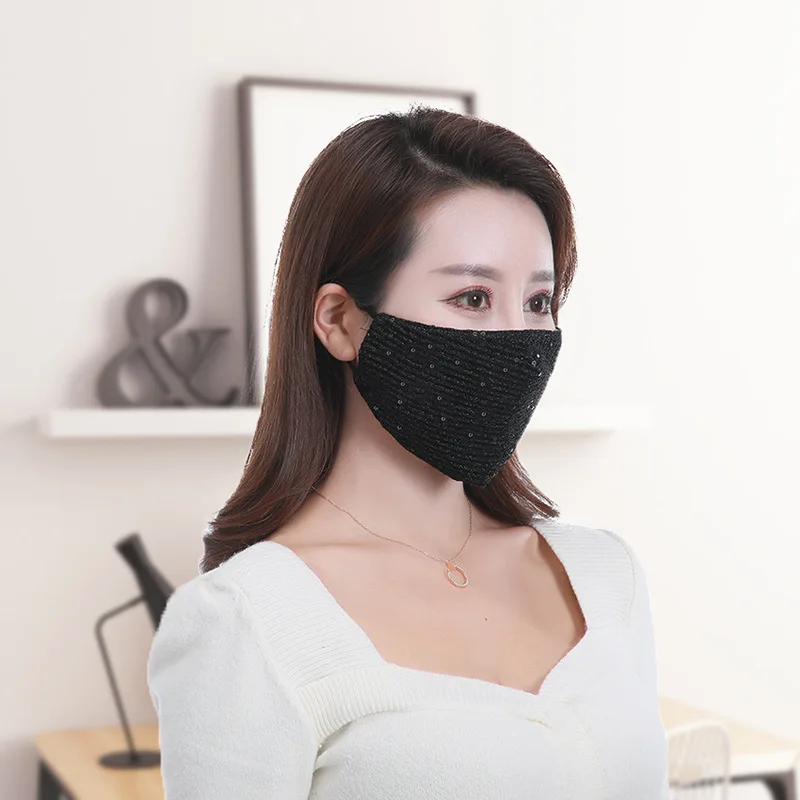 1pcs Summer fashion folding Mouth Mask for Adult Kids Health Washable Face Mask Dust Cold Replaceable Child Elder Protective